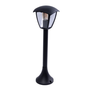 Lampa ogrodowa stojąca FOX BLACK 1xE27 Duża EKO3568 - Milagro