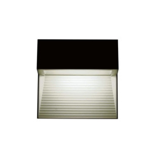 Oprawa Ścienna Elewacyjna 3W LED V-TAC Czarny Kwadrat 230V IP65 210lm