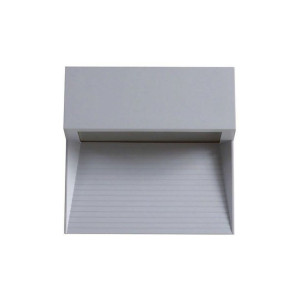 Oprawa Ścienna Elewacyjna 3W LED V-TAC Szary Kwadrat 230V IP65 ciepła 210lm