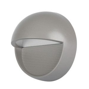 Oprawa Ścienna Elewacyjna 3W LED V-TAC Szara Okrągła 230V IP65 ciepła 210lm