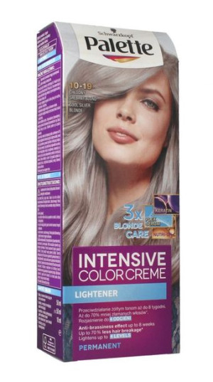 Palette Intensive Color Creme Krem koloryzujący nr 10-19 Chłodny Srebrny Bl
