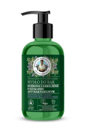 Receptury Babuszki Agafii Naturalne Mydło w płynie antybakteryjne ochronno-