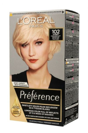 Loreal Preference Farba do włosów nr 102 Sydney - bardzo bardzo jasny perło