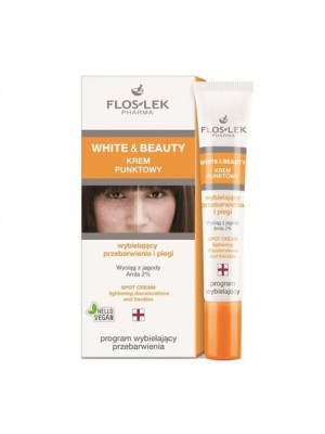 Floslek WHITE & BEAUTY® Krem punktowy wybielający przebarwienia i piegi 20