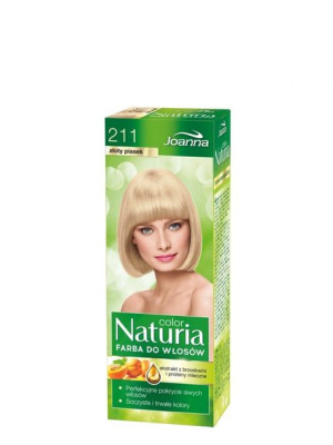 Joanna Naturia Color Farba do włosów nr 211-złoty piasek 150g