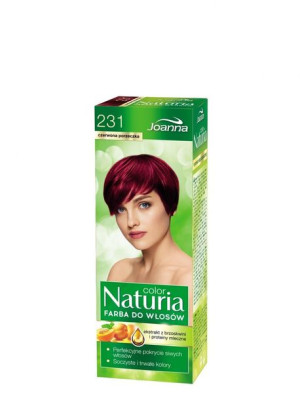 Joanna Naturia Color Farba do włosów nr 231-czerwona porzeczka 150g