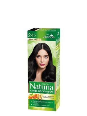 Joanna Naturia Color Farba do włosów nr 243-czarny bez 150g