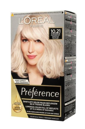 Loreal Preference Farba do włosów nr 10.21 Stockholm - bardzo bardzo jasny
