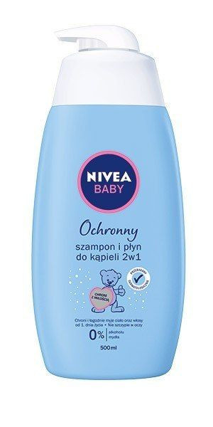 Nivea Baby Ochronny Szampon i płyn do kąpieli 2w1 500ml