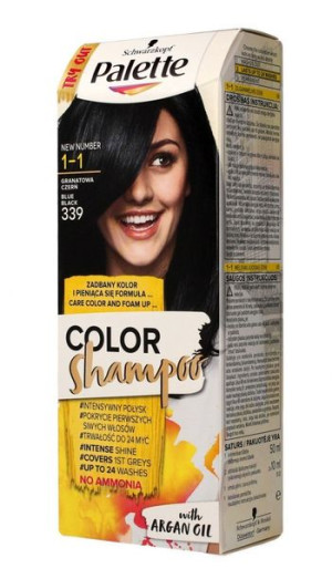 Palette Color Shampoo Szampon koloryzujący nr 1-1 (339) Granatowa Czerń 1op