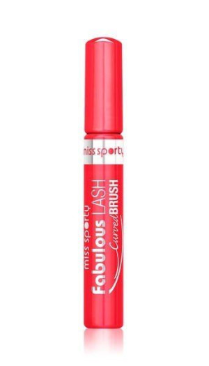 Miss Sporty Maskara do rzęs Fabulous Lash Curved Brush podkręcająca czarna