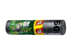 Sarantis Jan Niezbędny Worki na śmieci Magnum Flex&Strong 60l/10sztuk 1op.-