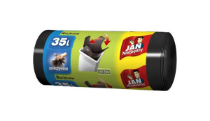 Sarantis Jan Niezbędny Worki na śmieci HD czarne 35L