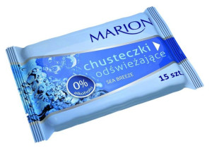 Marion Chusteczki odświeżające Sea Breeze o zapachu morskim 1op-15szt