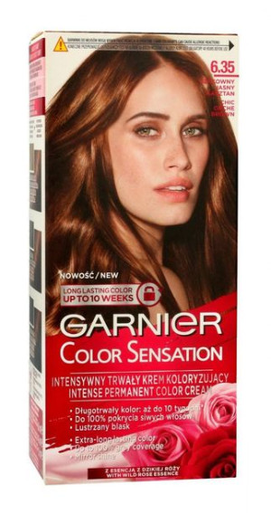 Garnier Color Sensation Krem koloryzujący 6.35 Chic Brown- Szykowny jasny k