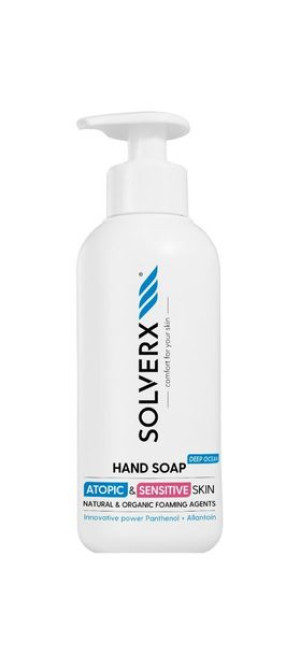 SOLVERX Atopic & Sensitive Skin Mydło do rąk w płynie Deep Ocean do skóry w