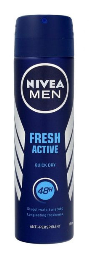 Nivea Dezodorant FRESH ACTIVE spray męski 150ml
