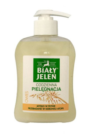 Biały Jeleń Codzienna Pielęgnacja Mydło w płynie Owies 300ml