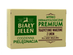 Biały Jeleń Codzienna Pielęgnacja Mydło dermatologiczne Premium w kostce ka