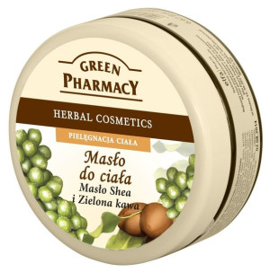 Green Pharmacy Masło do ciała Masło Shea, Zielona kawa 200ml