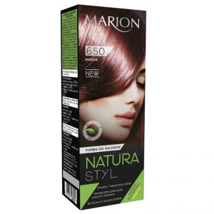 Marion Farba do włosów Natura Styl nr 650 mahoń