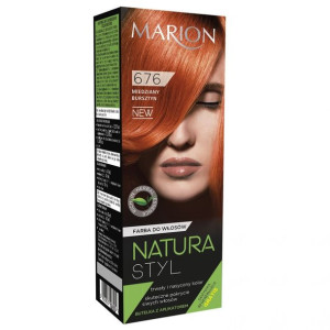 Marion Farba do włosów Natura Styl nr 676 miedziany bursztyn