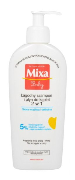 Mixa Baby Żel lipidowy do mycia ciała i włosów 250ml