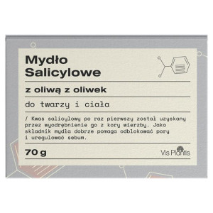 Vis Plantis Mydło salicylowe z olejem z oliwek - skóra z problemami 70g