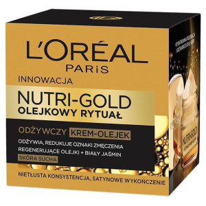 Loreal Dermo Nutri Gold Olejkowy Rytuał Krem-olejek odżywczy 50ml