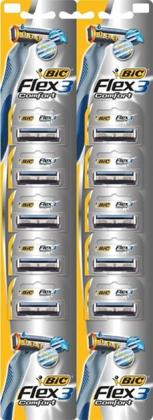 Bic Maszynka do golenia BIC Flex 03 Comfort karta 10szt.