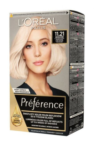 Loreal Preference Farba do włosów nr 11.21 Moscow - ultrajasny chłodny perł