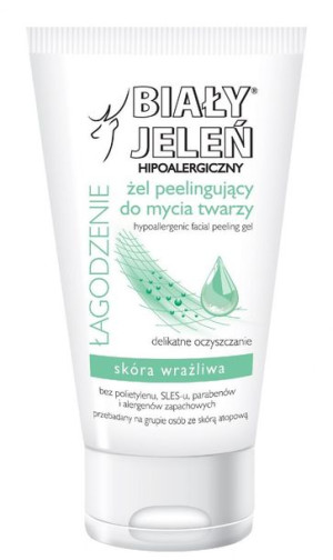 Biały Jeleń Hipoalergiczny Żel peelingujący do mycia twarzy 150ml