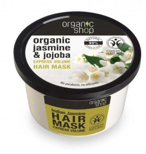 Organic Shop Maska do włosów organiczna Jaśmin i Jojoba 250 ml