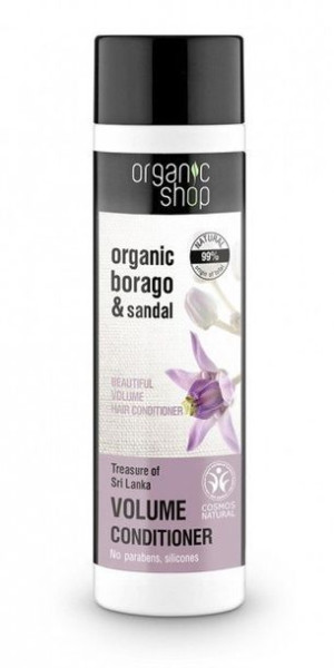 Organic Shop Odżywka do włosów Maksymalna Objętość Skarby Sri Lanki
