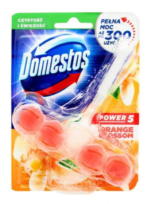Domestos Fresh Orange Kostka WC Power 5 koszyk 55g
