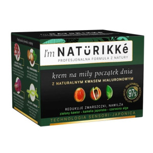 I`m Naturikke Krem na miły początek dnia z naturalnym kwasem hialuronowym 5