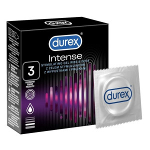 Durex Prezerwatywy Intense 3szt