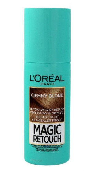 Loreal Magic Retouch Spray do retuszu odrostów nr 4 Ciemny Blond 75ml
