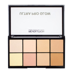 Makeup Revolution Ultra Pro Grow Zestaw rozświetlaczy (8 odcieni) 20g
