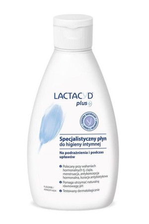 LACTACYD Płyn do higieny intymnej Plus+ 200 ml