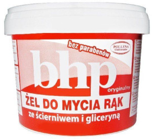 BHP Żel do mycia rąk ze ścierniwem i gliceryną 500g