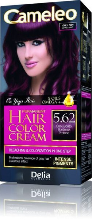 Delia Cosmetics Cameleo Farba permanentna Omega+ nr 5.62 Dark Bordo