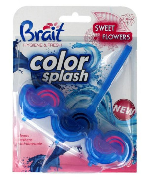 Brait Hygiene & Fresh Kostka toaletowa 2-fazowa Color Splash do WC Sweet Fl