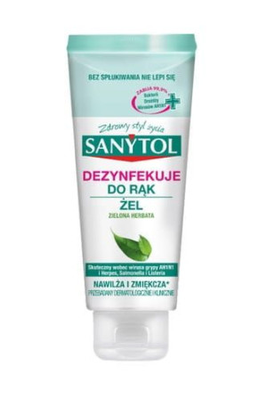SANYTOL Żel do rąk Zielona herbata 75 ml