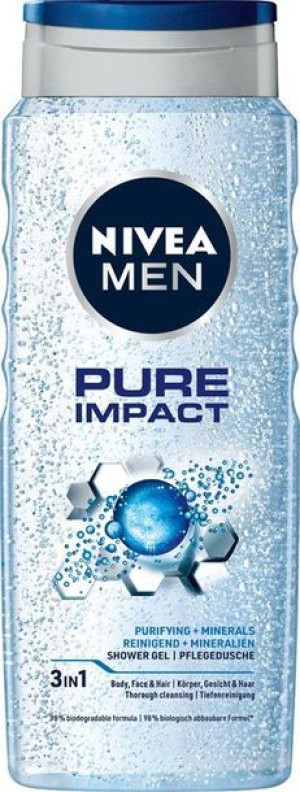 Nivea Men Żel pod prysznic Pure Impact 500ml