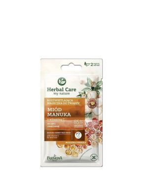 Farmona Herbal Care Maseczka rozświetlająca do twarzy Miód Manuka 2 x 5ml