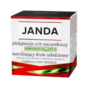 JANDA Pielęgnacja Cery Naczynkowej Krem całodzienny nawilżający SPF15 50ml