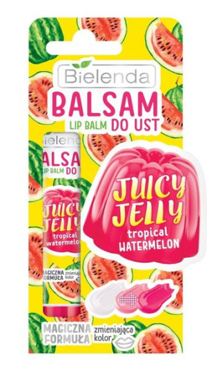 Bielenda Juicy Jelly Balsam do ust zmieniający kolor Tropical Watermelon 10