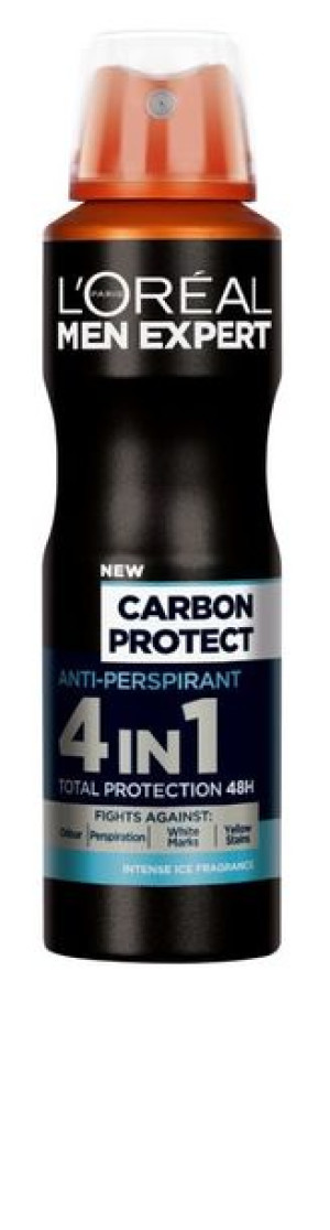 Loreal Men Expert Dezodorant spray Carbon Protect 4w1 150ml