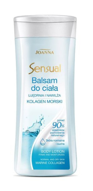 Joanna Sensual Balsam do ciała ujędrniająco-nawilżający z kolagenem morskim